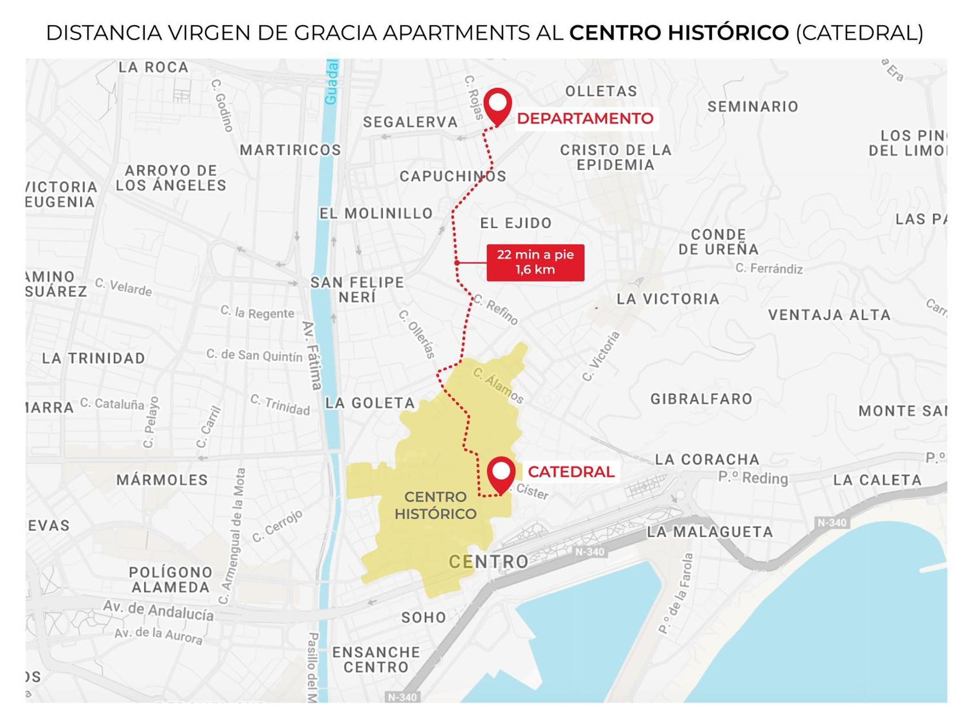 Virgen De Gracia Apartments Málaga Kültér fotó